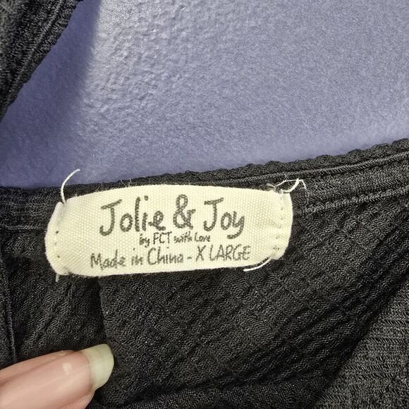 Jolie & Joy Women's Plus Size XL Black Crop Top/ Bralet (A27) - Picture 6 of 6